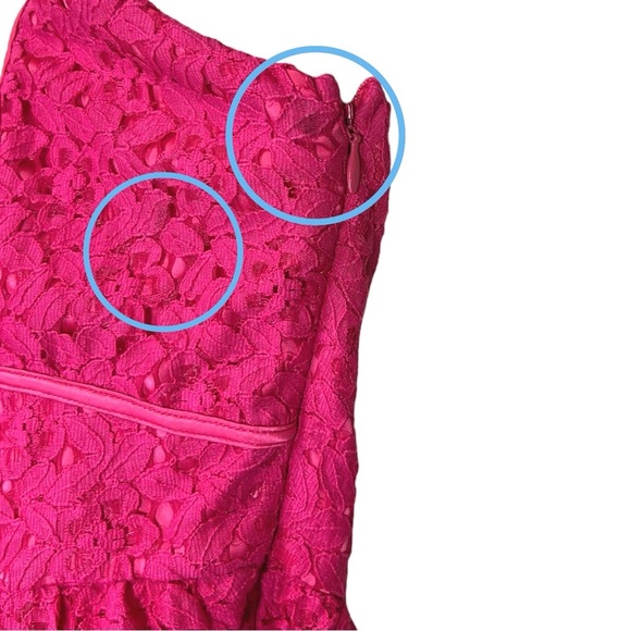 Lovers + Friends - NWT, Women’s Mini Lace ‘Rosanna’ Dress - Paradise Pink Medium - Picture 14 of 17